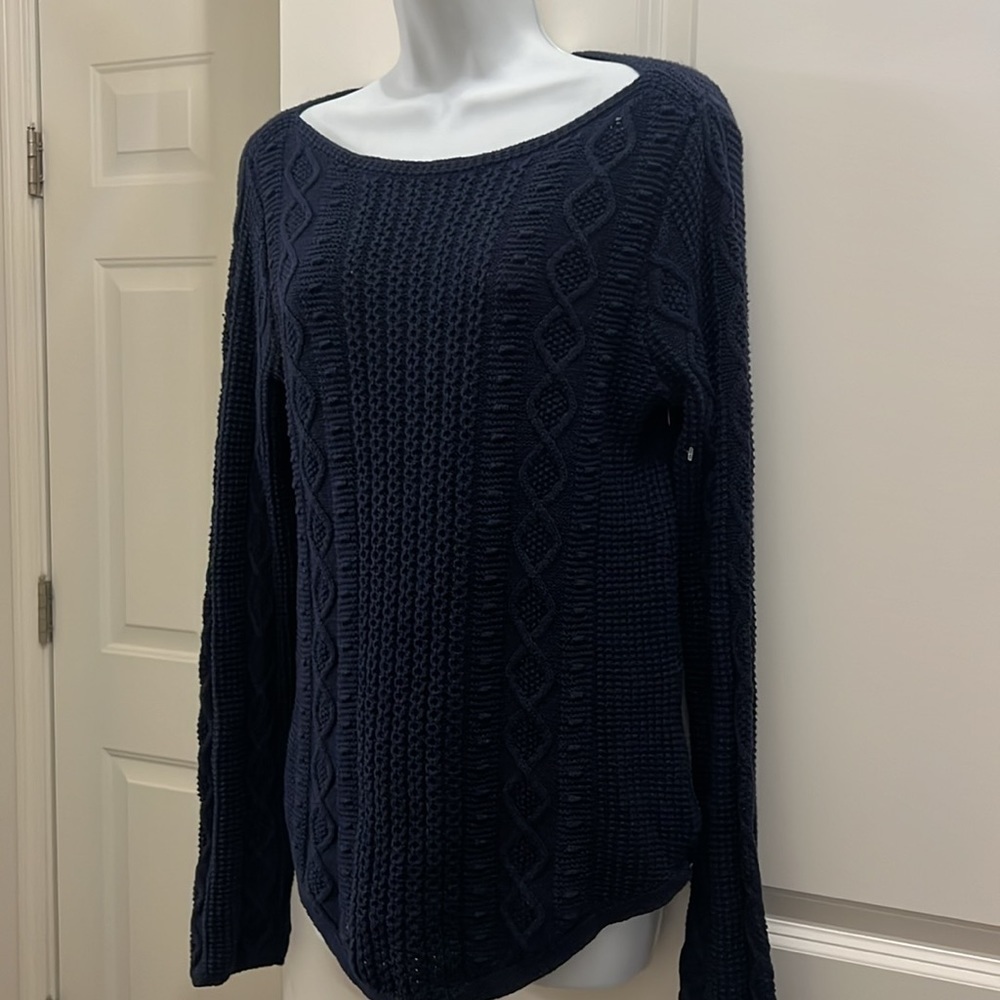 Jeanne Pierre S  lambswool angora sweater